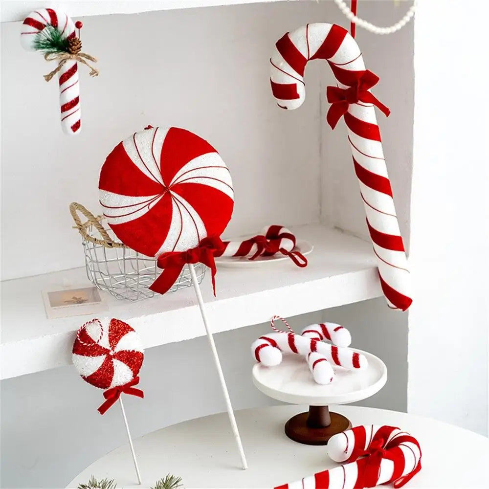 Large Candy Cane & Lollipop Christmas Decoration